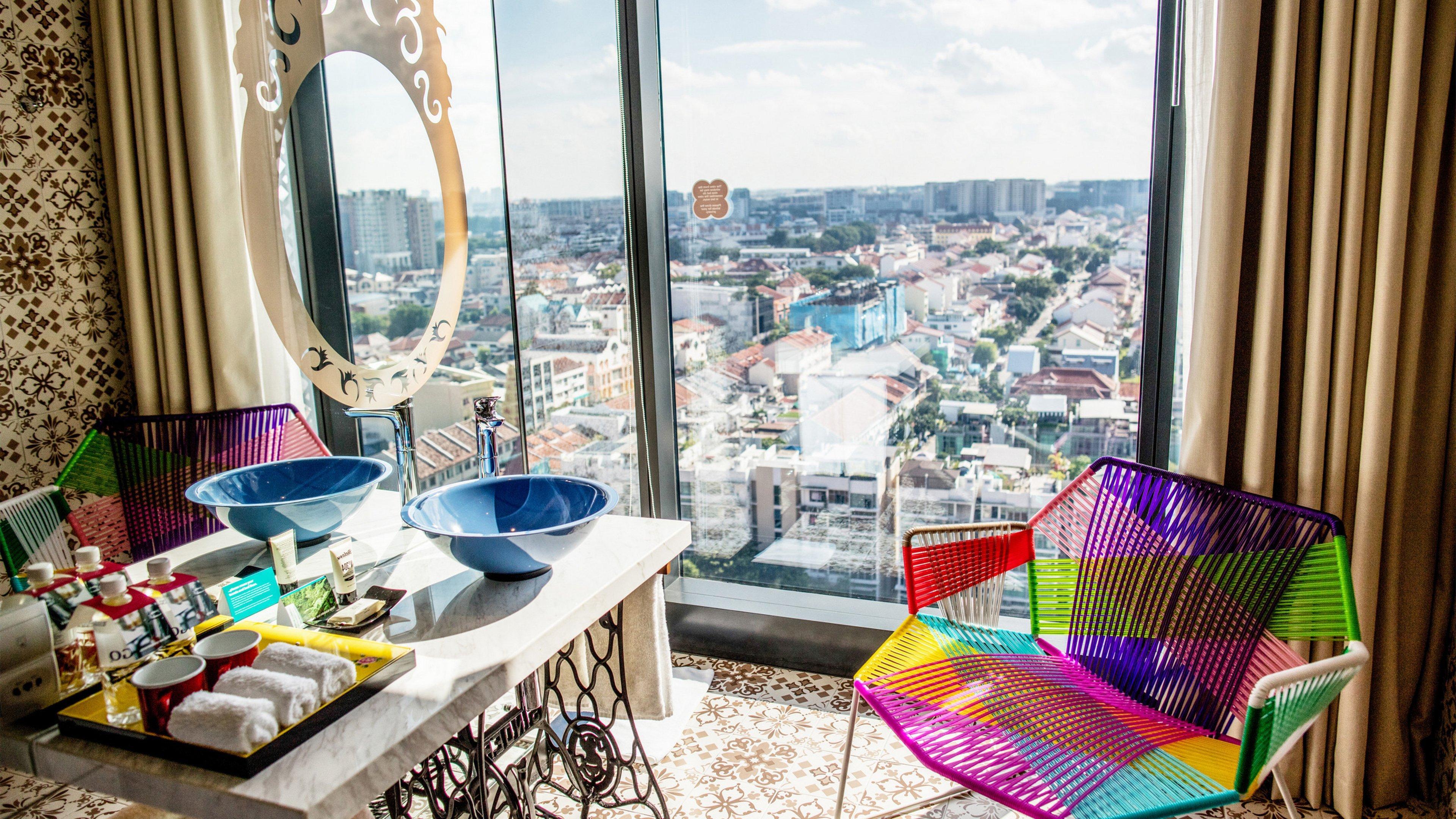 Hotel Indigo Singapore Katong By Ihg المظهر الخارجي الصورة A view of the city from a condominium in the city centre