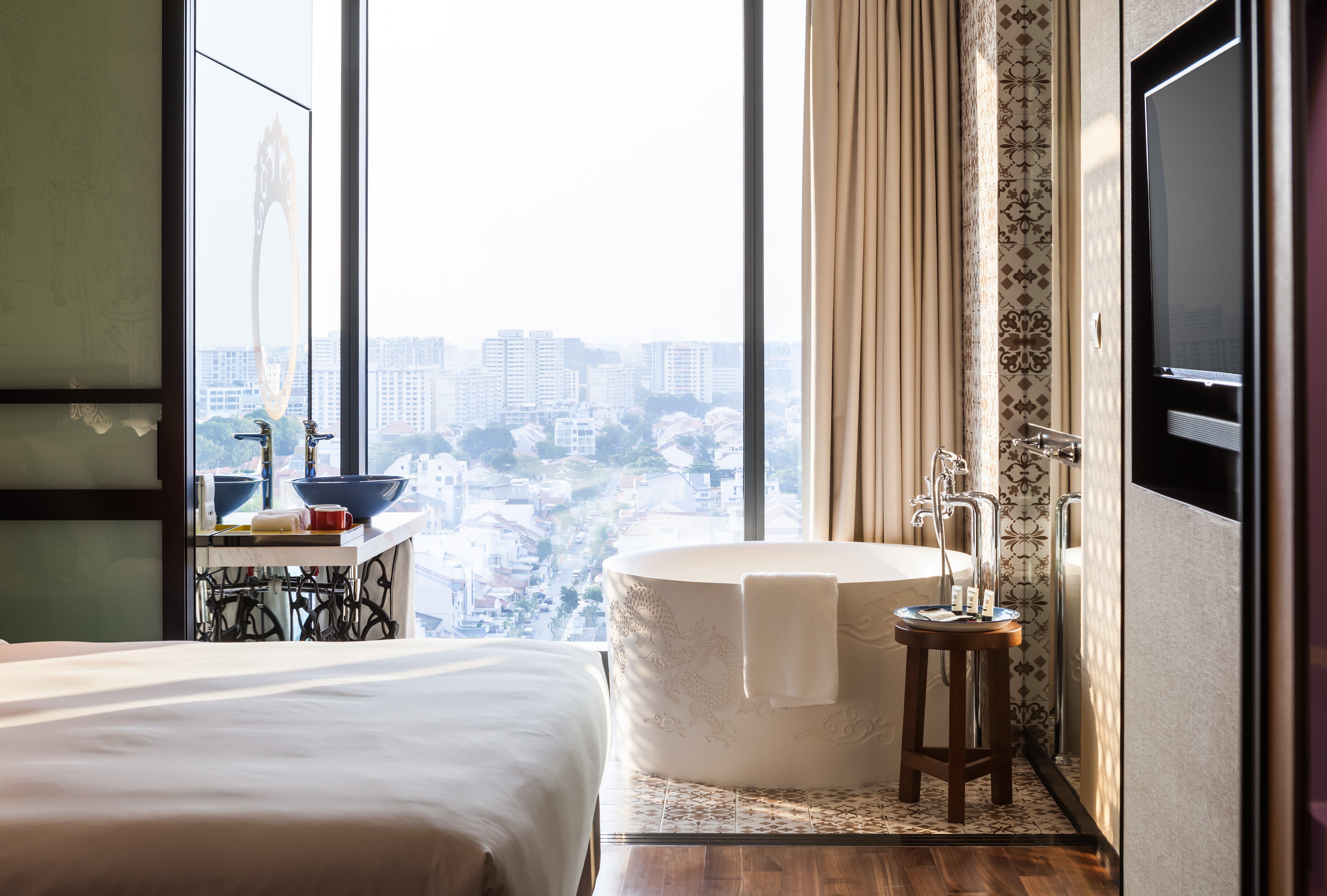 Hotel Indigo Singapore Katong By Ihg المظهر الخارجي الصورة A guest room at the hotel